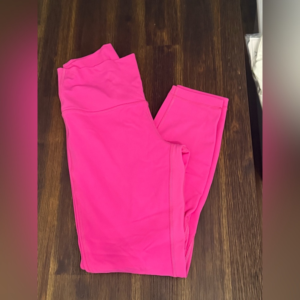 Lululemon Align High Rise Pant 25 Inch Sonic Pink Size 6 - Picture 10 of 15
